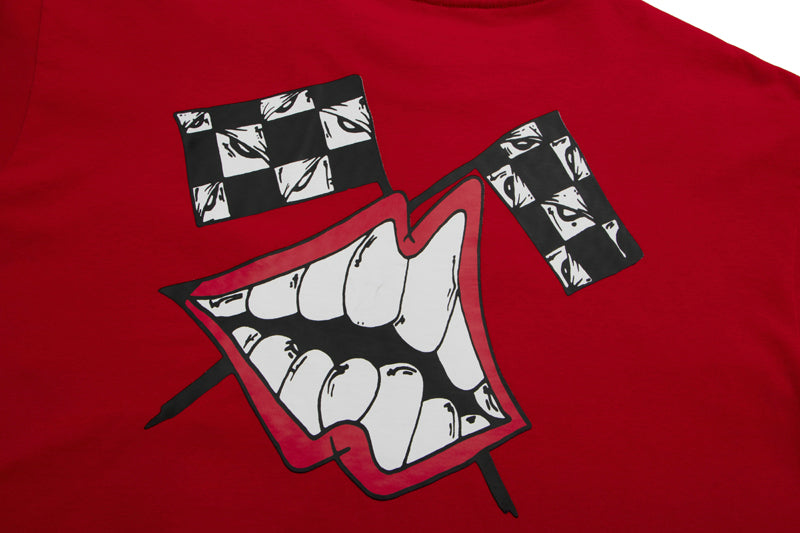 Red Chrome Hearts T-shirt
