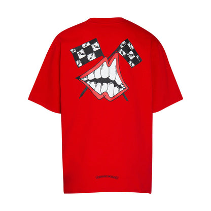 Red Chrome Hearts T-shirt