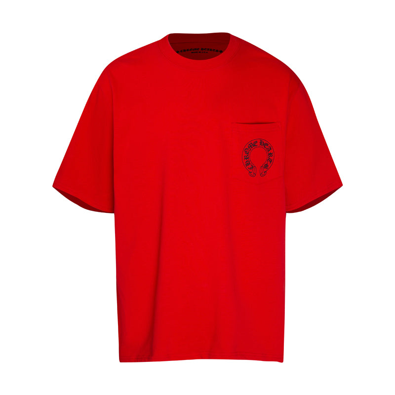 Red Chrome Hearts T-shirt