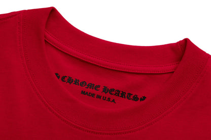 Red Chrome Hearts T-shirt