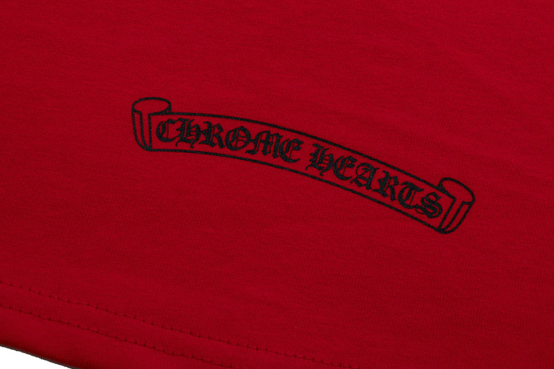 Red Chrome Hearts T-shirt