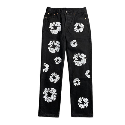 DENIM TEARS x LEVI'S COTTON WREATH JEANS BLACK