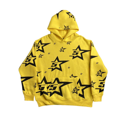 SP5DER 5STAR HOODIE YELLOW