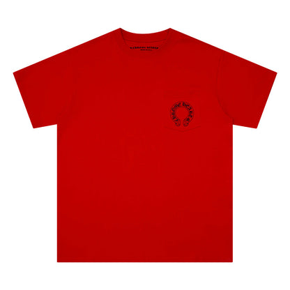 Red Chrome Hearts T-shirt